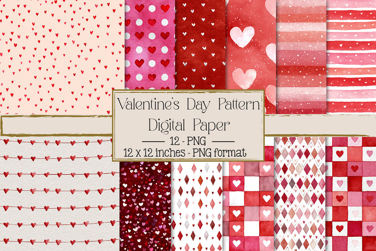 Valentine's Day Digital Scrapbooking, a Texture Illustration by DreamPrint404 (Photo 1 of 3)