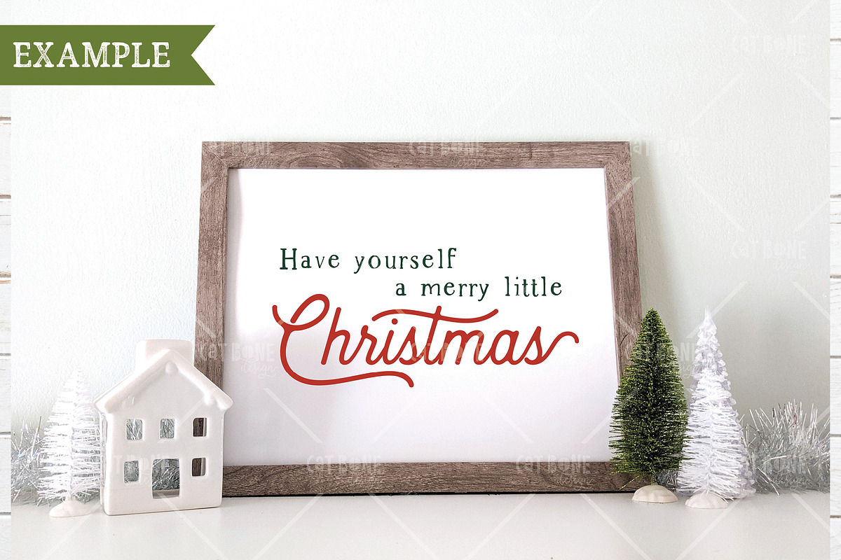 Christmas Frame Mockup 6, a Product Mockup by CatBoneDesign (Photo 2 of 3)