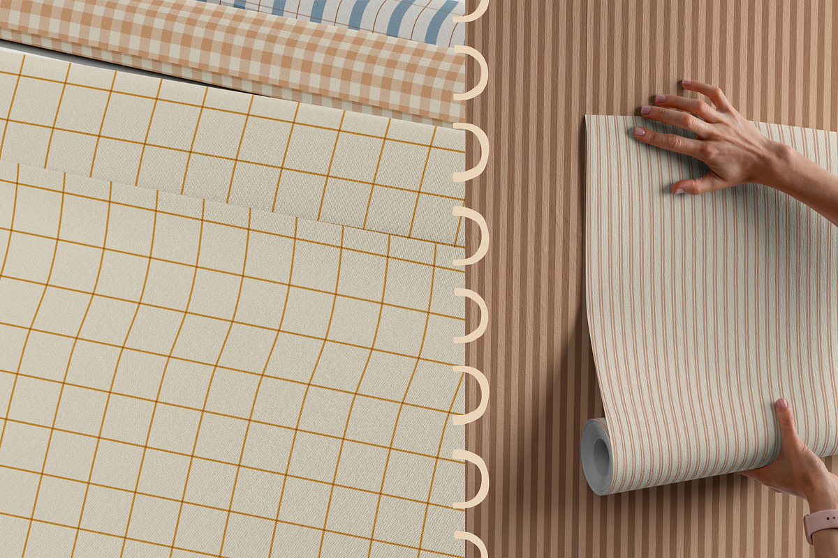 80 Stripes & Plaid Patterns, a Pattern Graphic by IuliiaSavko (Photo 13 of 15)