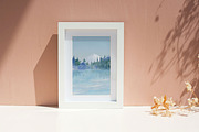 watercolor landscape creator clipart, a Decorative Illustration by LyubovZaytseva (Thumbnail 16 of 27)