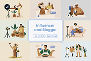 Influencer and Blogger Illustration, a Work Illustration by Jump Studio (Thumbnail 1 of 10)