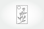 Minimalist Flowers Simple Line Art, a Branding & Logo Template by PrastHF (Thumbnail 2 of 2)
