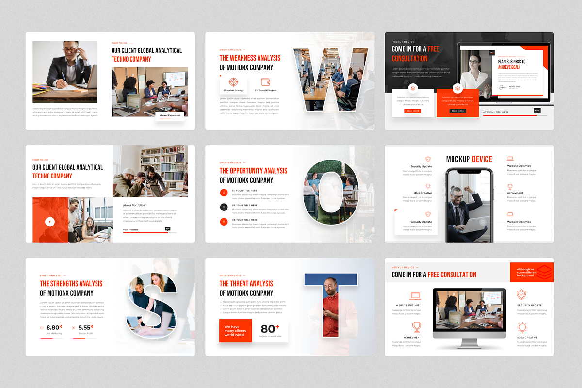 Corporate Business Google Slides, a Presentation Template by YossyOneStd (Photo 5 of 5)