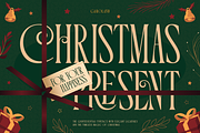 Santastic - Elegant Christmas Serif, a Serif Font by Burntilldead (Thumbnail 3 of 12)