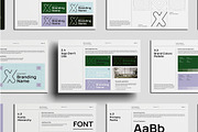 X Brand Guidelines Template, a Presentation Template by yanindesign (Thumbnail 2 of 6)