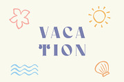 Vakanza - Display Serif Font, a Serif Font by Pikgura (Thumbnail 8 of 8)