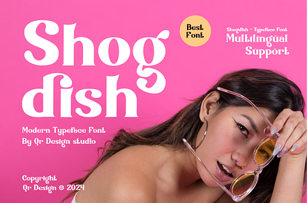 Shogdish - Serif Typeface Font, a Serif Font by QR Design Studio