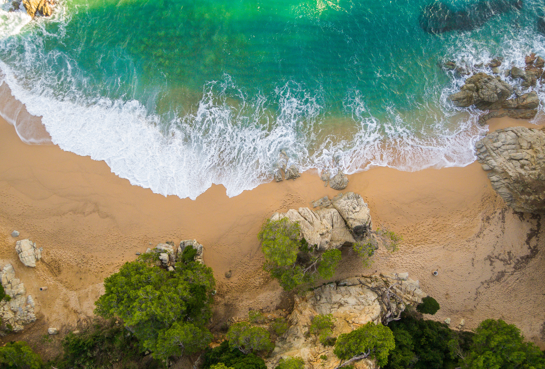 Aerial view landscape drone featuring aerial, background, and bay ...