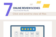 Online Review Vector Scenes, a Person Illustration by Tera Vector (Thumbnail 2 of 2)