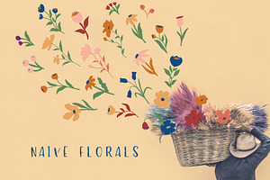 Naive Floral Illustrations