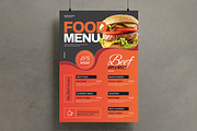 Food Menu Template, a Flyer Template by MightyDesign (Thumbnail 1 of 6)