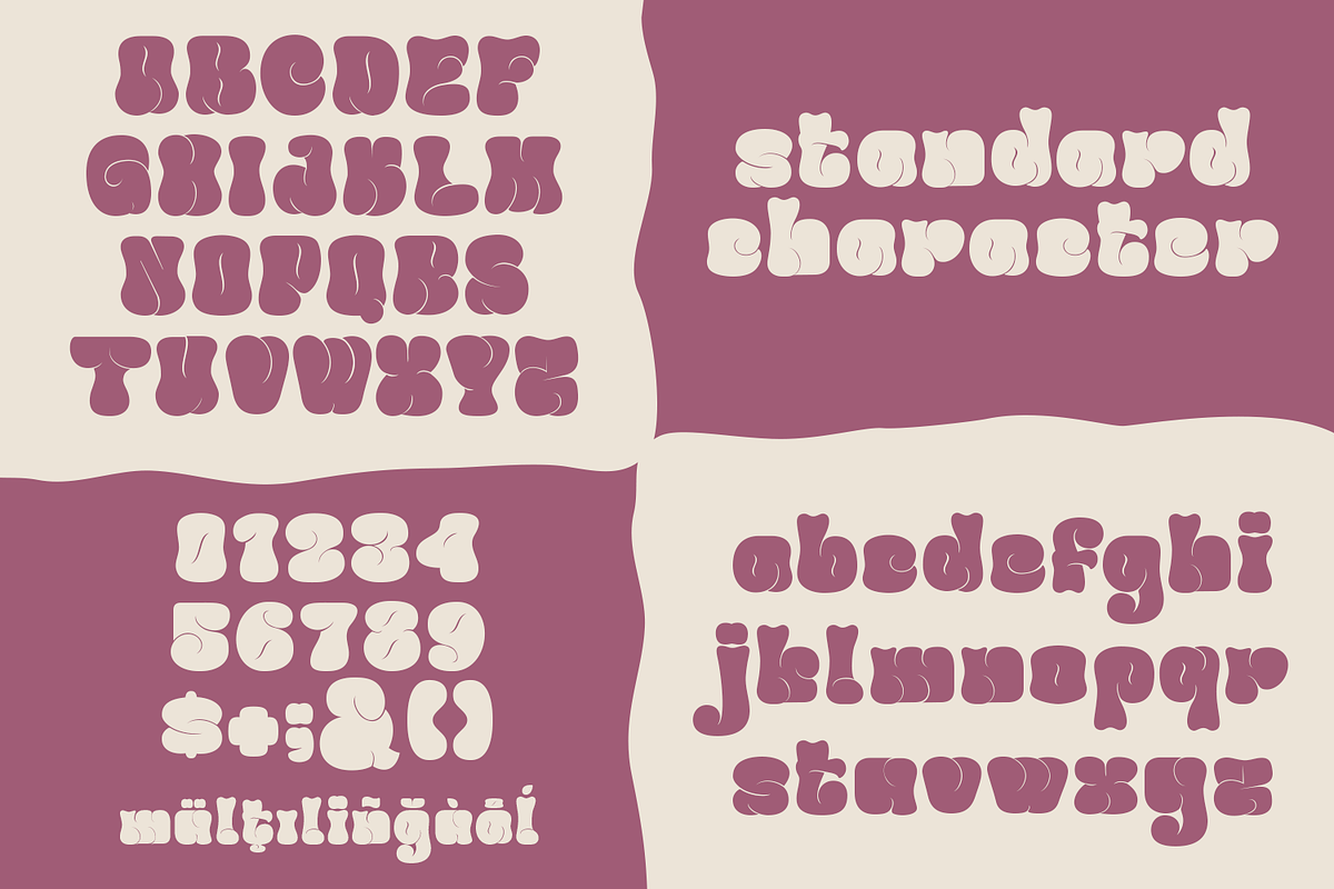 Greasy Bubble Font, a Font by madeDeduk (Photo 4 of 10)
