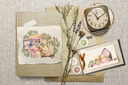 Love Letters Watercolor Clipart, an Illustration by BarvArt (Thumbnail 5 of 7)