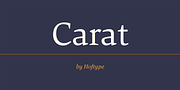 Carat, a Serif Font by Hoftype (Thumbnail 1 of 6)