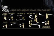 Jazz Script 12 fonts + extras -40%, a Script Font by Fenotype (Thumbnail 8 of 19)