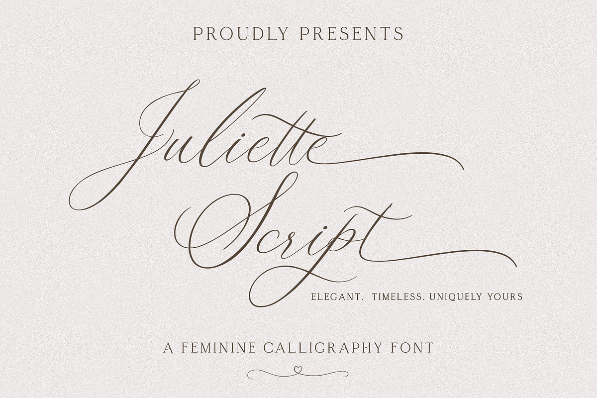 Juliette Script, a Handwritten Font by Prestige Artsy Studio (Photo 1 of 11)
