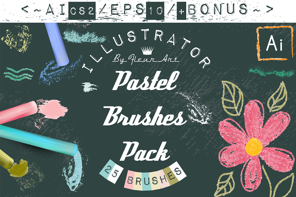 pastel brushes