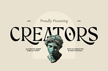 Creators - Luxury Serif Font