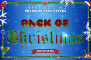 Christmas Pack #1 - Text Styles, a Layer Style Add-On by Jonas Stensgaard (Thumbnail 7 of 23)