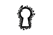 Floral Keyhole Frame SVG Bundle, an Illustration by Designs_River (Thumbnail 26 of 31)