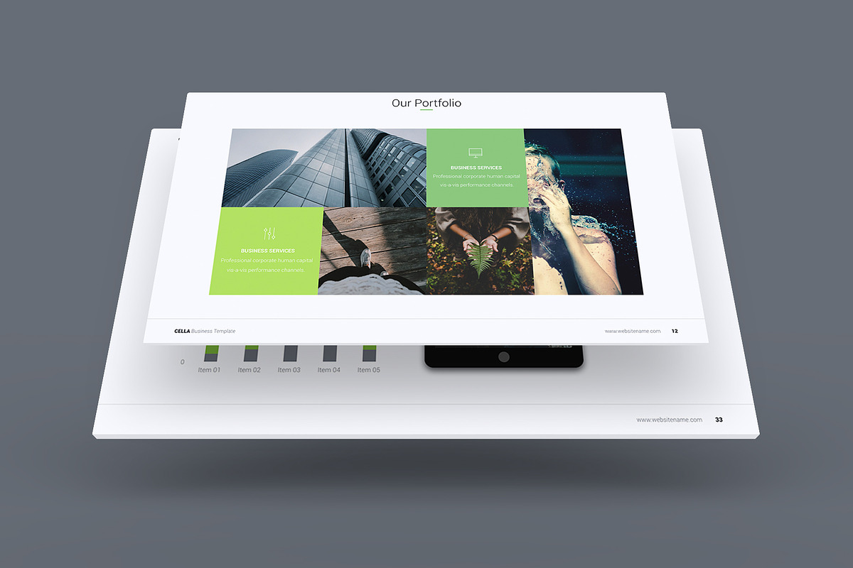 Cella - Business Clean Template, a Presentation Template by UDEA Store (Photo 3 of 19)