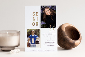 7x5 Senior Mini Session Template