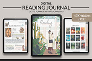 Digital Reading Journal for GoodNote, a Design Template by Planner Maison (Thumbnail 1 of 5)