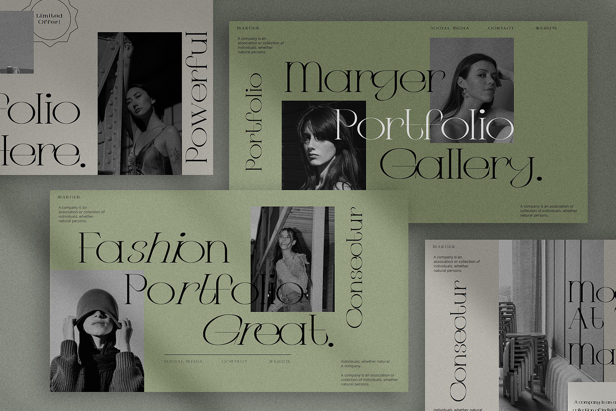 Marger Presentation Template preview 6