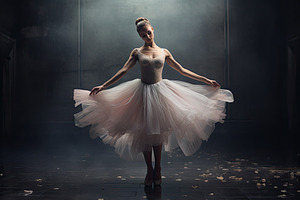 Portrait of a beautiful ballerina in, a Photo by Iftikhar Alam