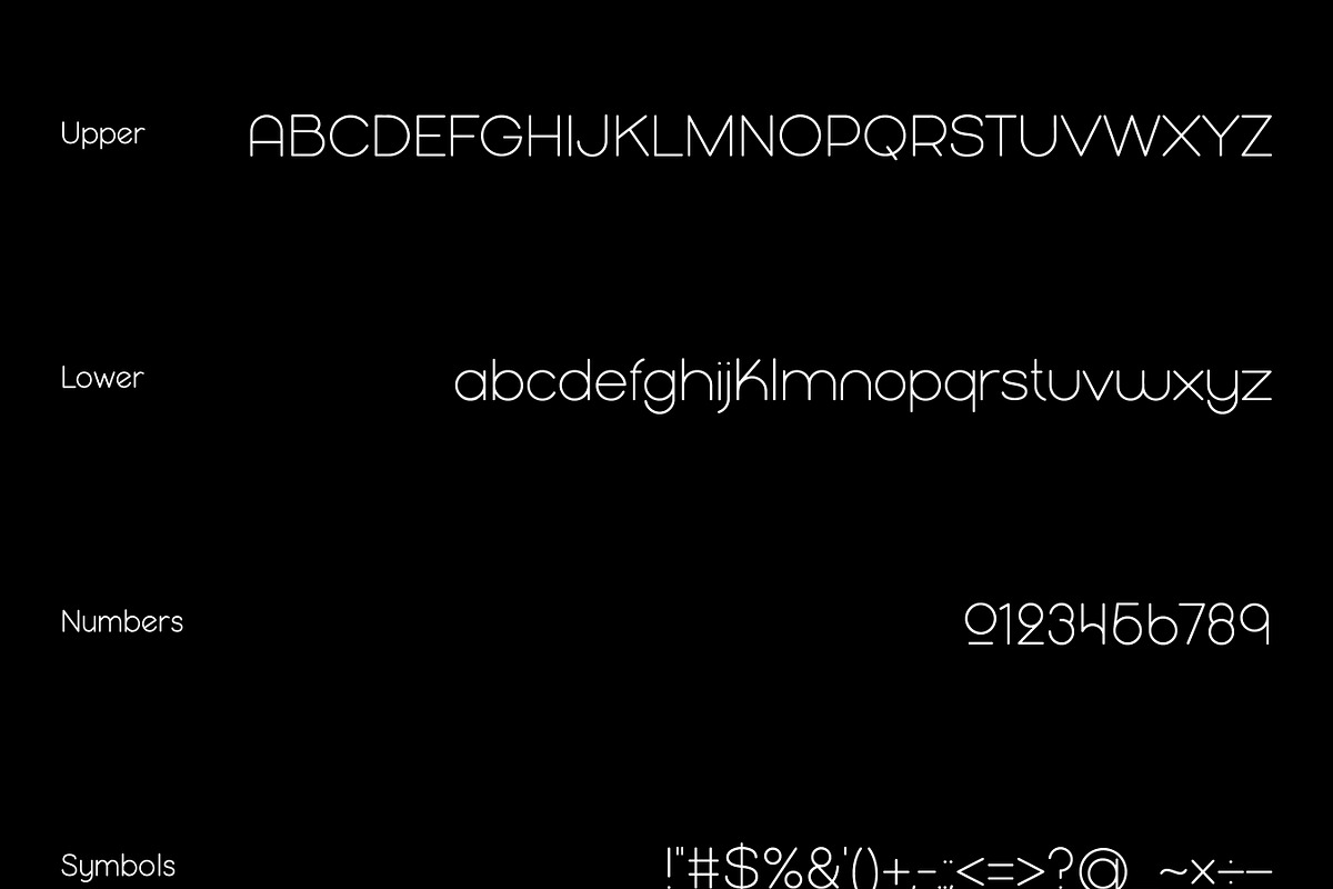 Concentric Font, a Handwritten Font by noonsun (Photo 5 of 5)