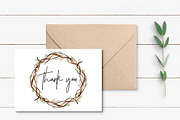 Round Watercolor Organic Wreath, an Illustration by DailyMiracleDigitals,LLC (Thumbnail 5 of 6)
