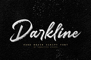 Darkline / Brush Script Font, a Script Font by Subectype Studio (Thumbnail 1 of 12)