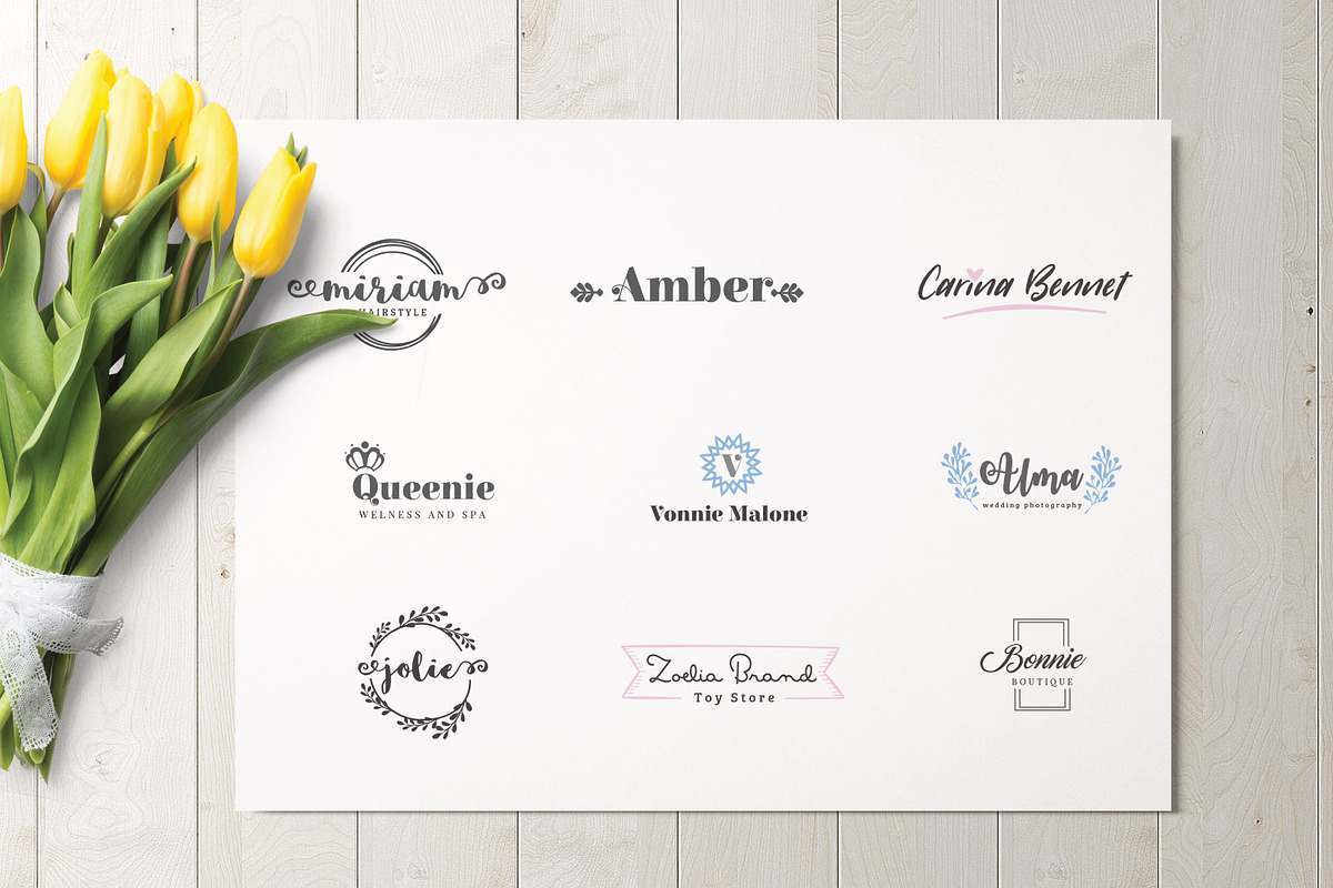 Allure Feminine logo pack, a Branding & Logo Template by Nues Design (Photo 8 of 17)