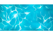 Blue pool water background. Ocean, a Texture Illustration by art PVP - market (Thumbnail 1 of 3)