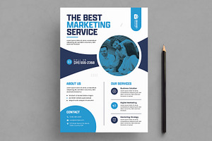 Simple Corporate Flyer Layout, a Flyer Template by ContestDesign