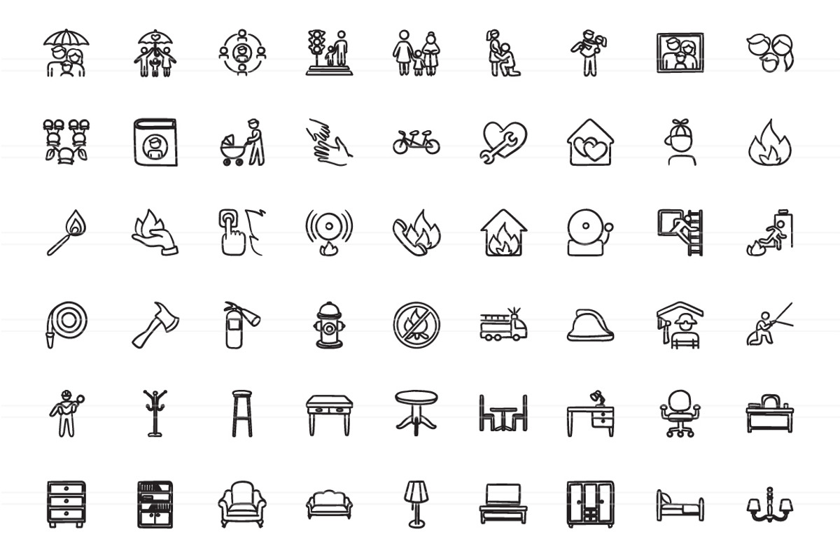 2100 Hand drawn vector icons, an Outline Icon by Visual Generation (Photo 15 of 43)