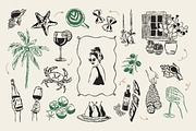 La Dolce Vita Illustrations, an Object Graphic by iStar Design (Thumbnail 5 of 14)
