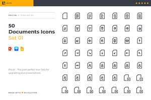 Pricon - Documents Icon Set 01