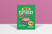 Teen Birthday Invitation, an Invitation Template by graphicook (Thumbnail 1 of 3)