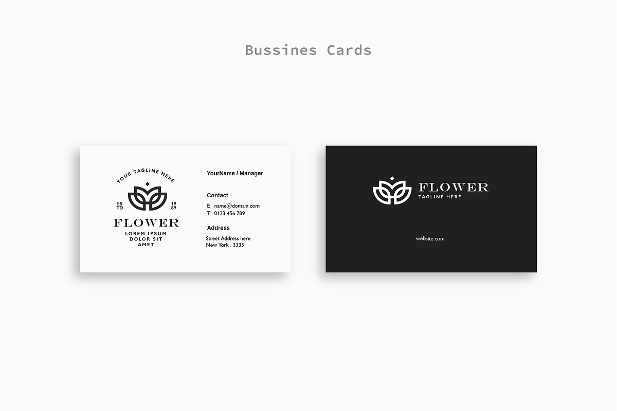 Flower - Premium Logo Template, a Branding & Logo Template by Minimalist Logos (Photo 5 of 7)