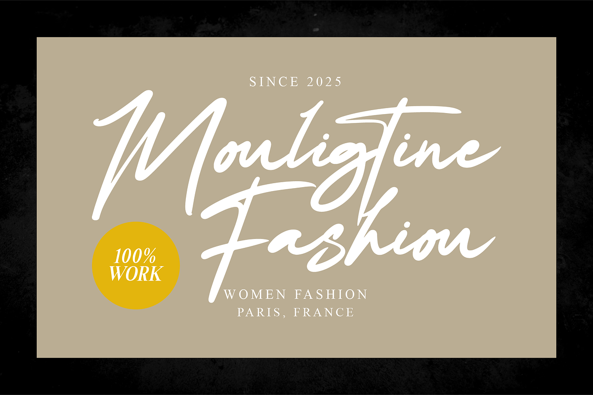 Kensington Setalise Stylish Script, a Script Font by Ronny Studio (Photo 8 of 10)