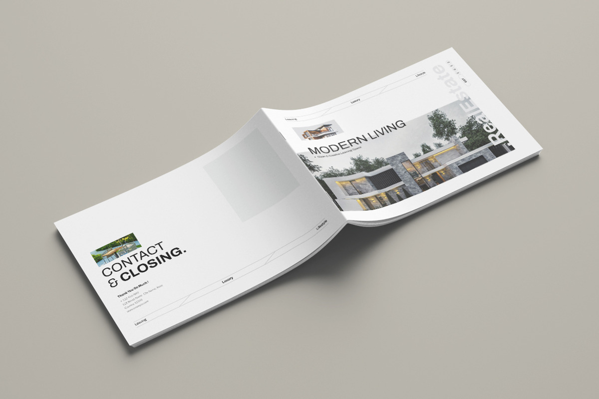 Real Estate Landscape Templates, a Brochure Template by Pixelpick (Photo 10 of 10)