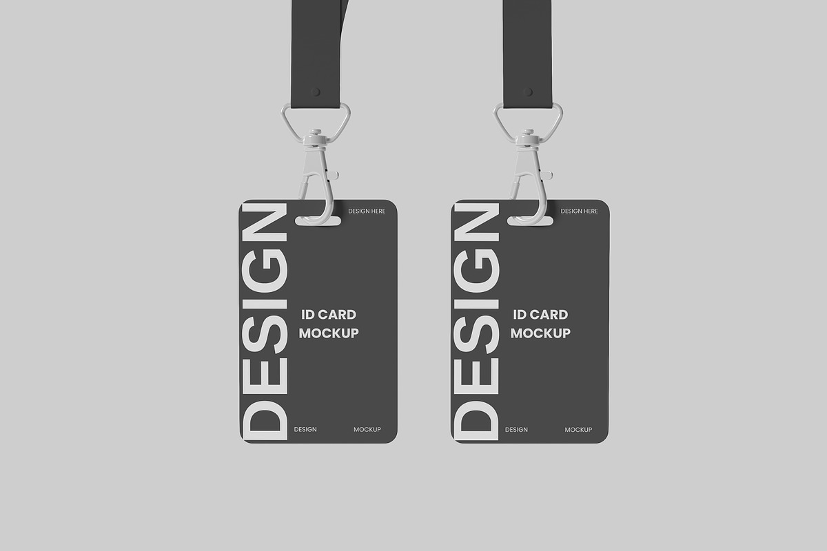 ID Card Mockup, an Advertising Mockup by safrizalstudio (Photo 1 of 4)