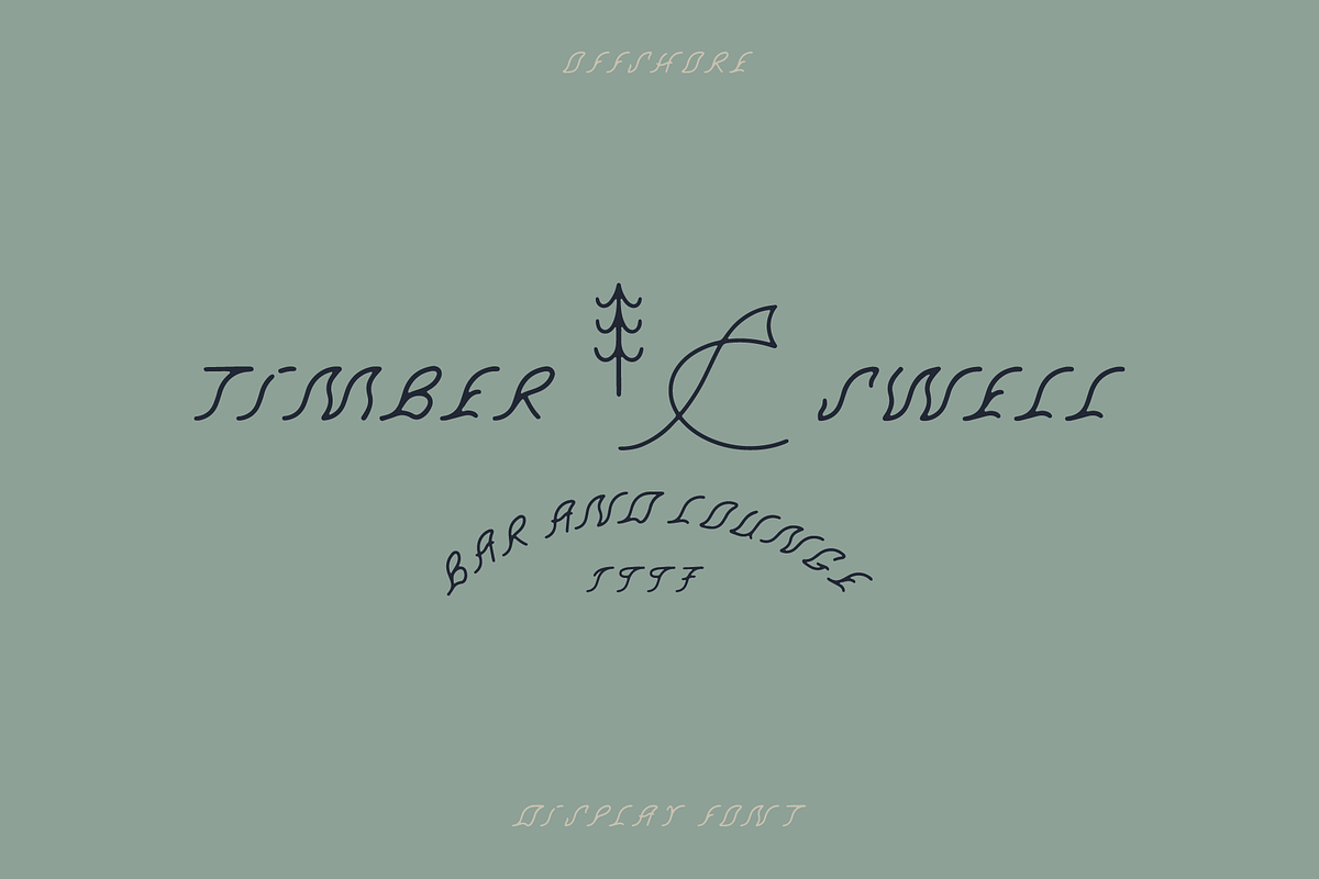 Offshore Display Font, a Font by Studio Alexander (Photo 6 of 7)