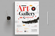 Art Gallery Event Flyer Poster, a Flyer Template by MightyDesign (Thumbnail 1 of 7)