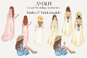 Amalfi Coast Mediterranean Wedding, a Decorative Illustration by Catch the Dream Art (Thumbnail 10 of 17)
