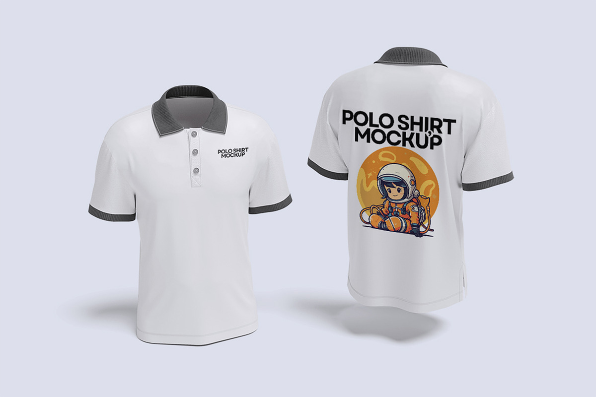 Polo Shirt Mockup, a Shirt Mockup by xavier_studio (Photo 5 of 5)