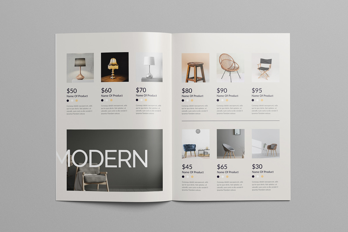 Product Catalog Canva Templates, a Brochure Template by Pixelpick (Photo 7 of 9)