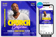 Church Conference Flyer Template, a Graphic by graphicforest (Thumbnail 2 of 3)