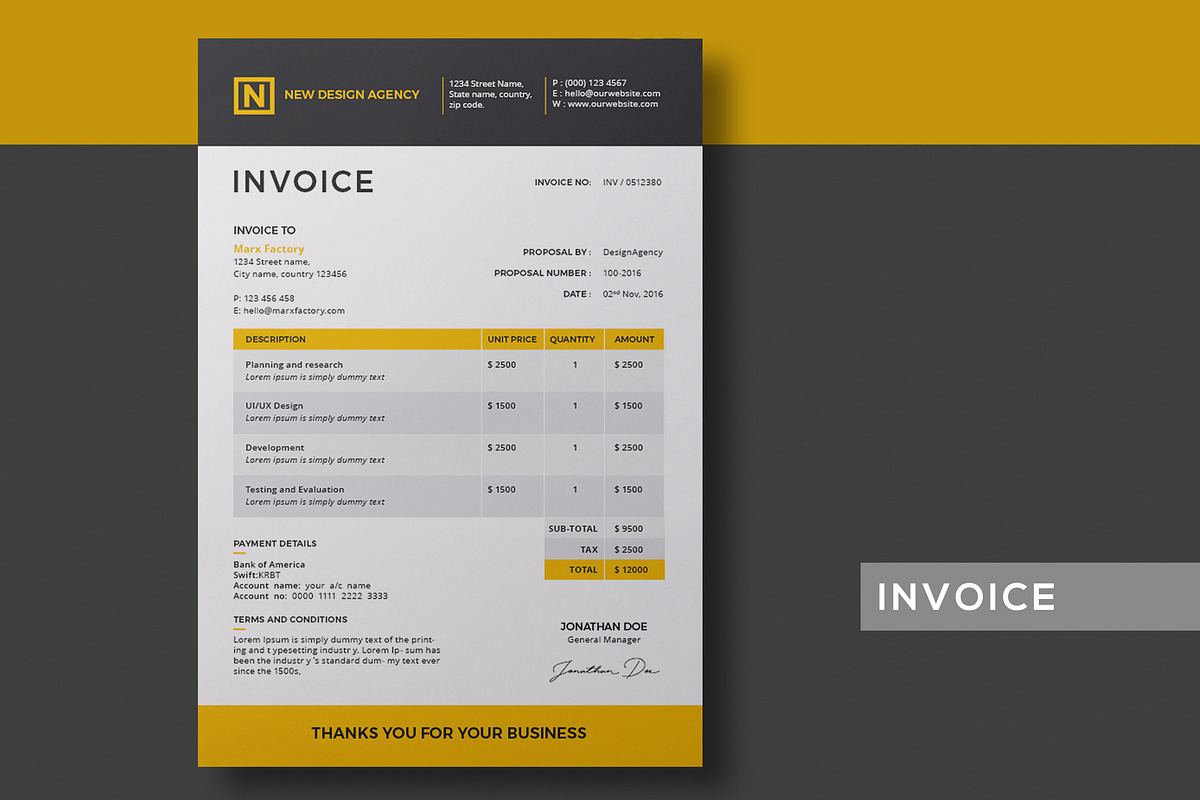 Project Proposal, a Stationery Template by GraphicsEgg (Photo 5 of 7)
